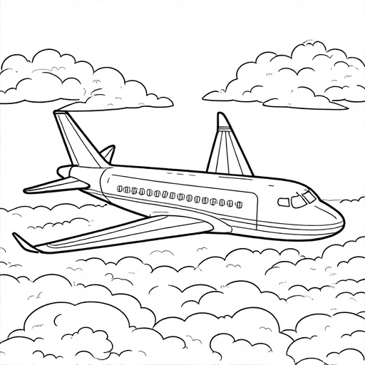 An airplane flying in the sky