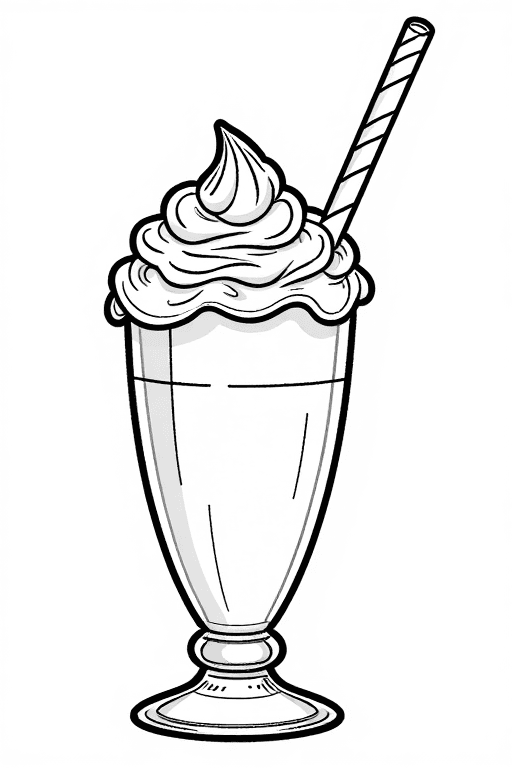 Standalone Chocolate Milkshake