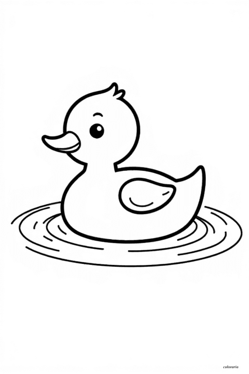 Rubber Duck in Water