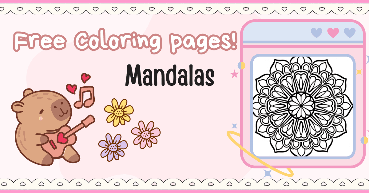 Mandala Coloring Page | ColorAria