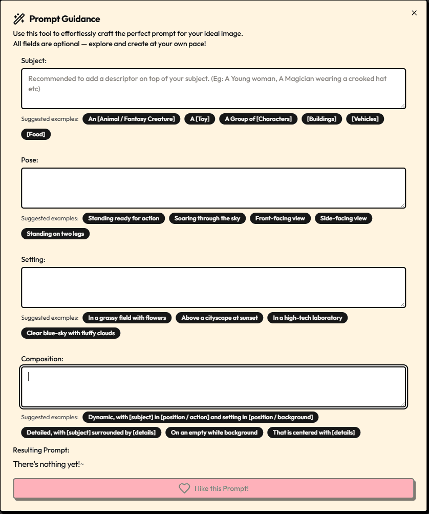 Coloring Image generator Prompt Guidance tool ColorAria